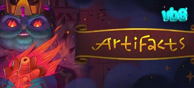 Artifacts স্লট গেমের প্রাচীন থিমযুক্ত ইন্টারফেস